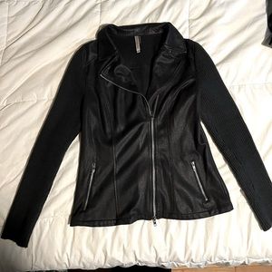 Monoreno suede jacket size small.